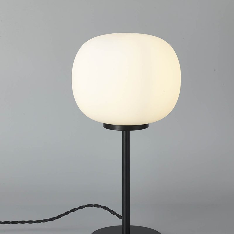 400977 Shell 1 Light Matt Black Table Lamp