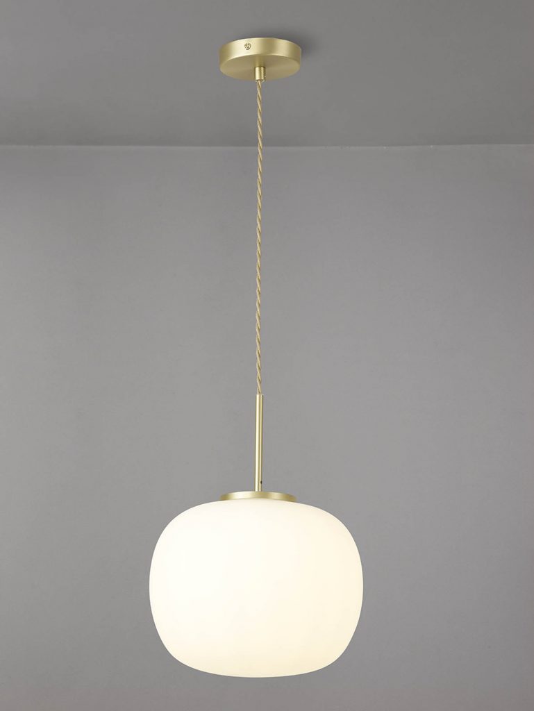 Kitchen Island Pendant Lights | Shell Opal Glass Pendant