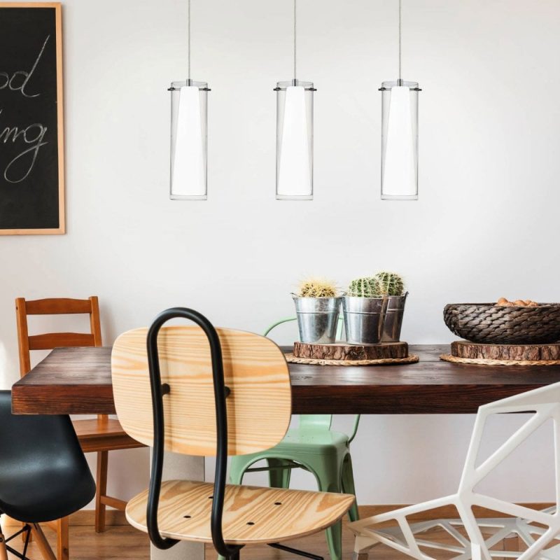 Kitchen Island Pendant Lights | Pluto Triple Bar Pendant