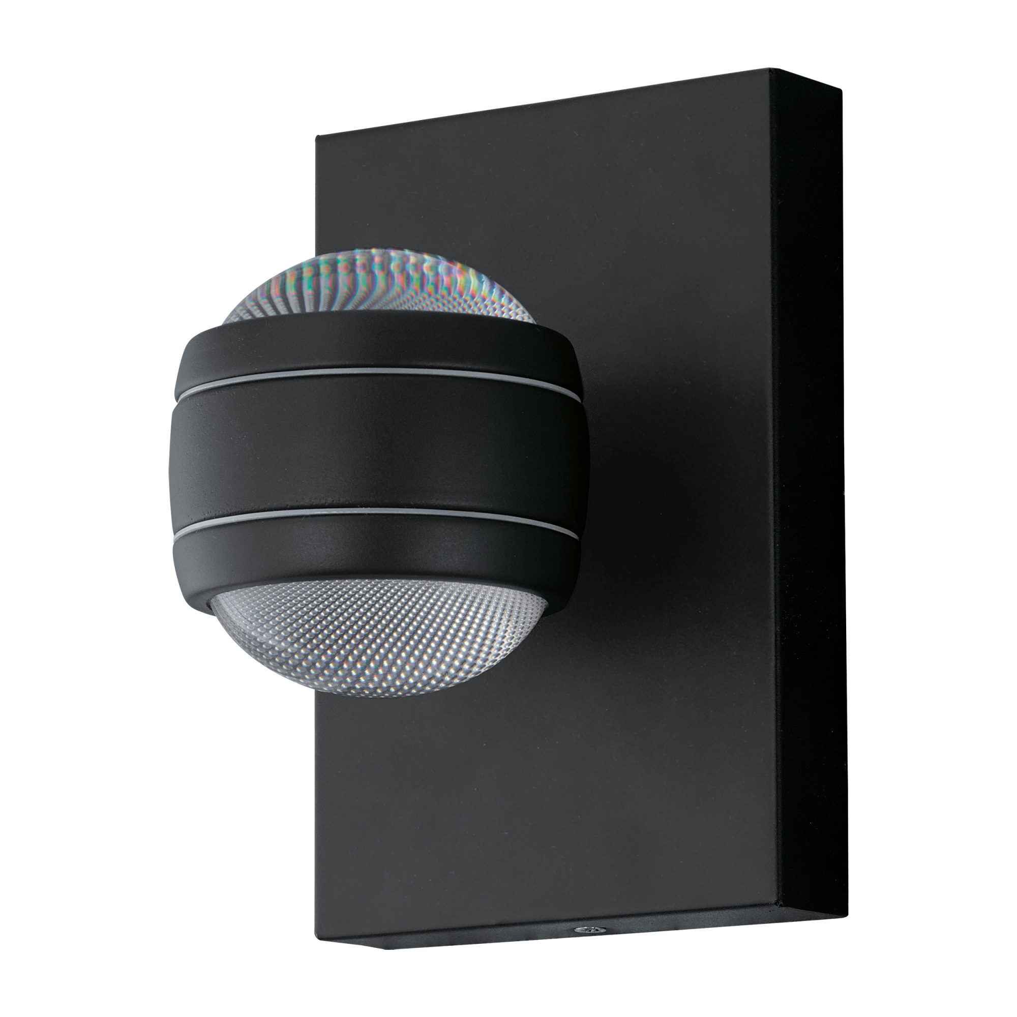 LED Up and Down Wall Light Black