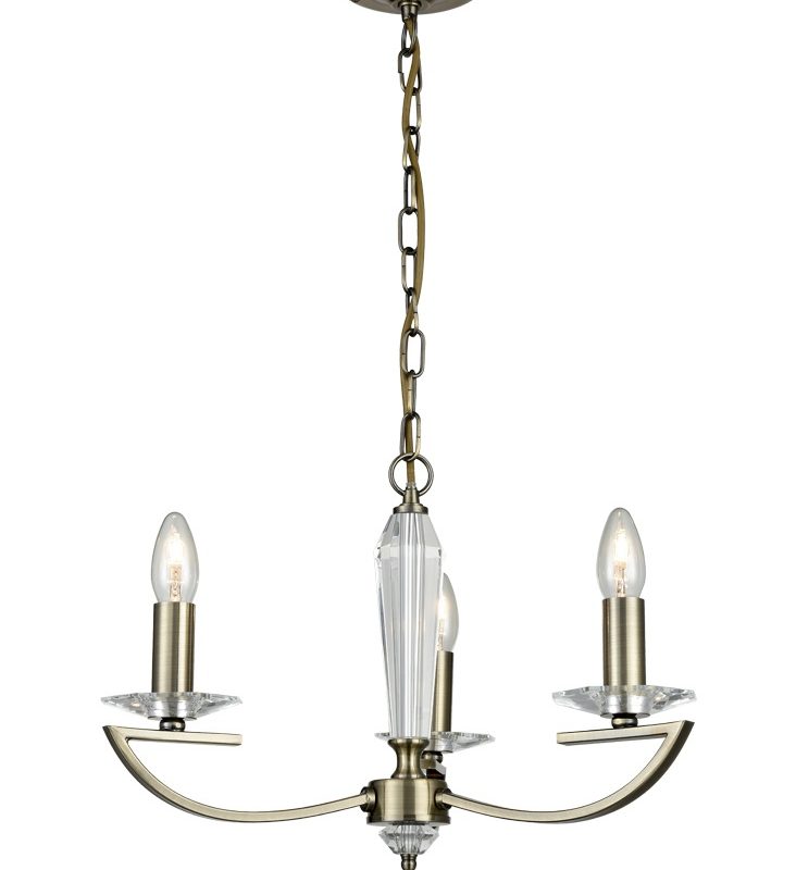 Franklite FL2242/3 Artemis 3 light Bronze Ceiling Light