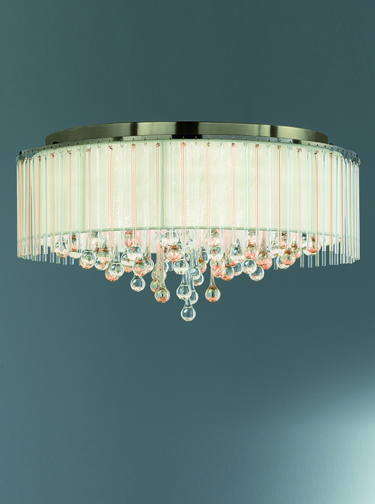 Sprite 60cm Crystal flush Bronze