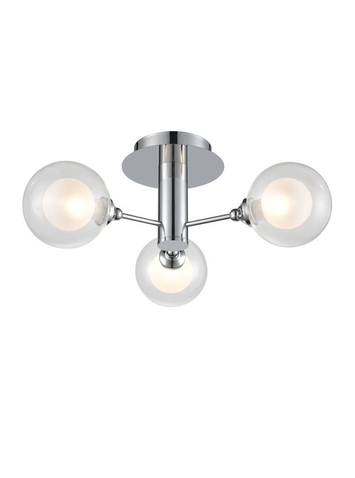 Chrome Ceiling Lights | Balls 3lt Ceiling Light