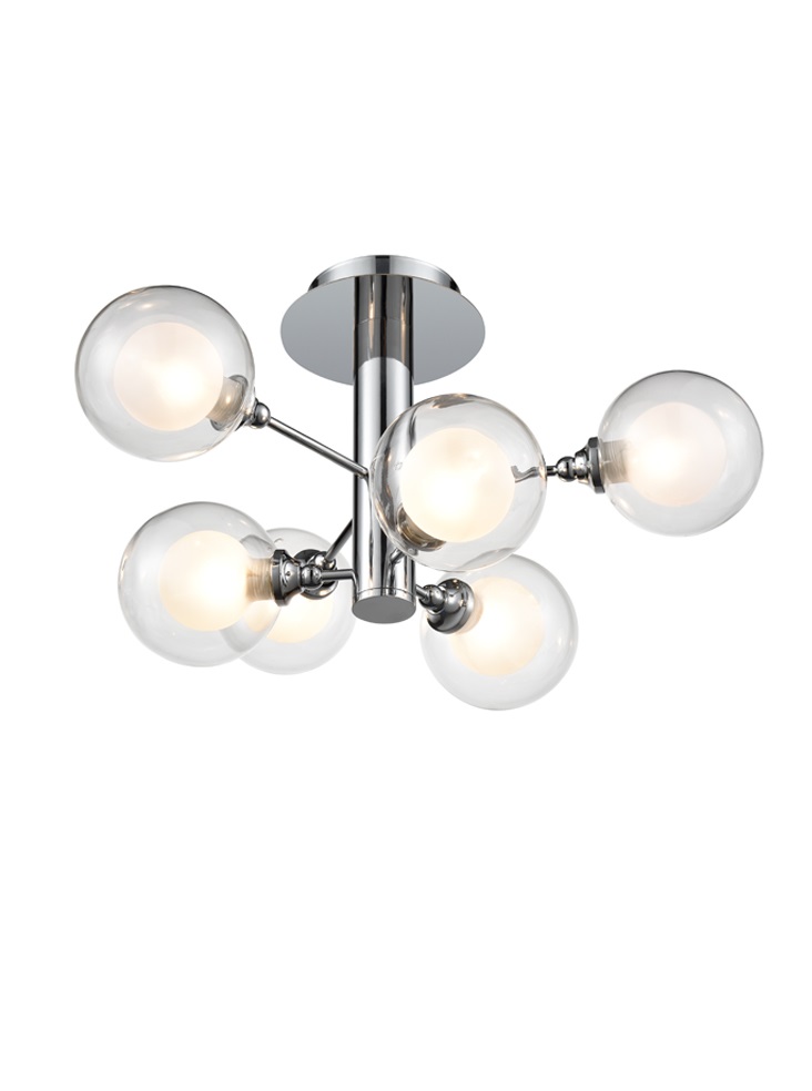 Chrome Ceiling Lights | Balls 6lt Ceiling Light
