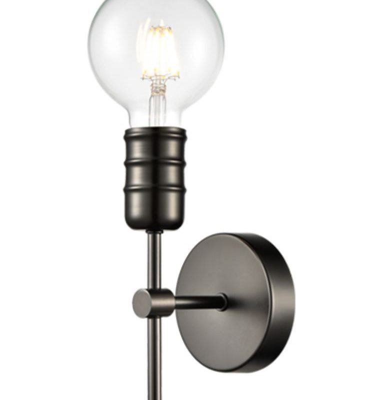 Franklite FL2408-1 Impact 1 Light Gunmetal Wall Light