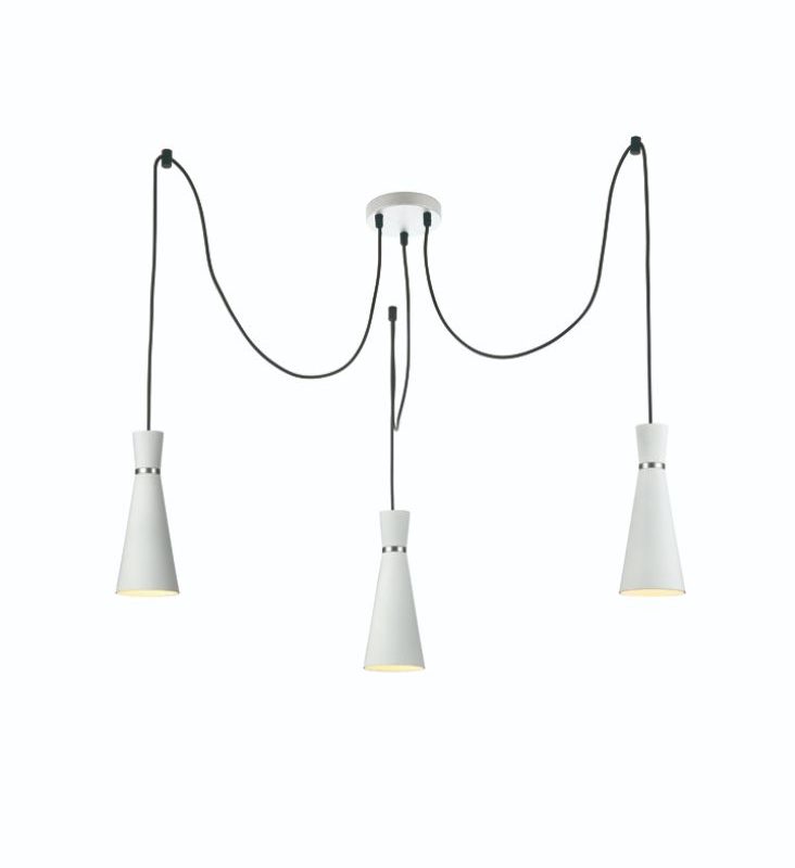 Kitchen Pendant Lighting | Cluster Pendant Satin White