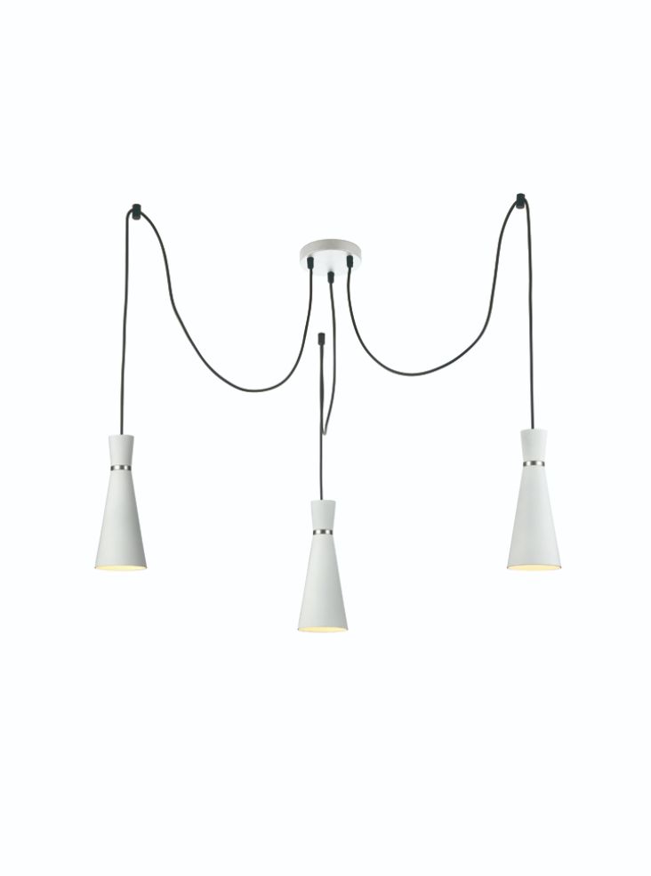 Kitchen Pendant Lighting | Cluster Pendant Satin White
