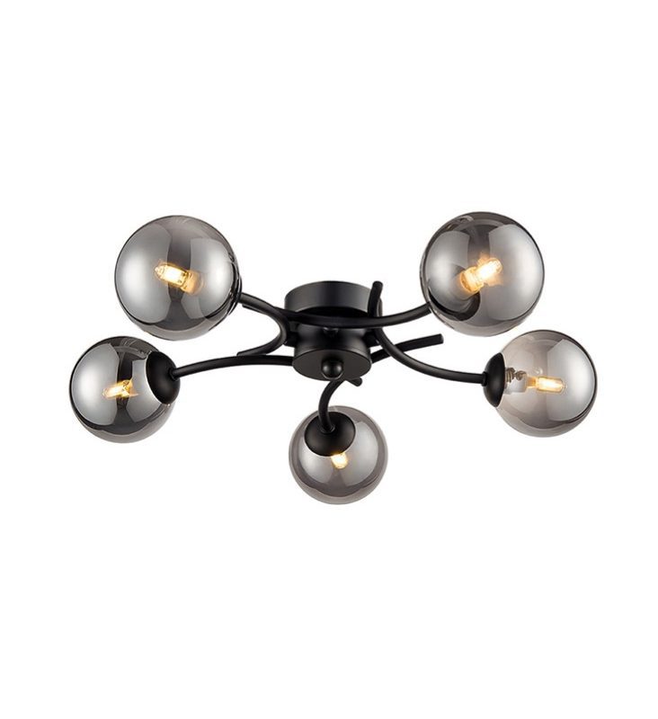 Black Ceiling Lights | Black 5lt Ceiling Light