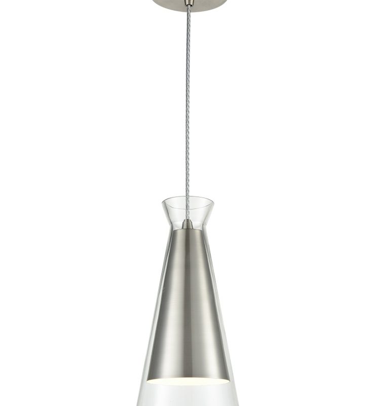 Taper pendant  Clear glass