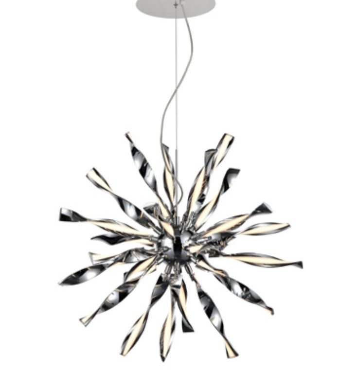 24lt Chrome pendant dimmable
