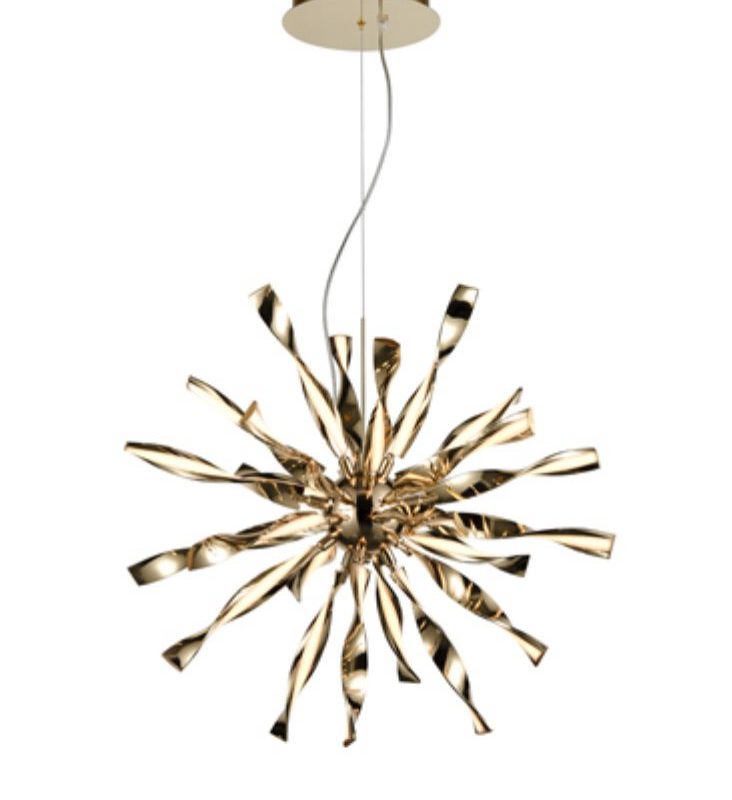 24lt Gold pendant dimmable