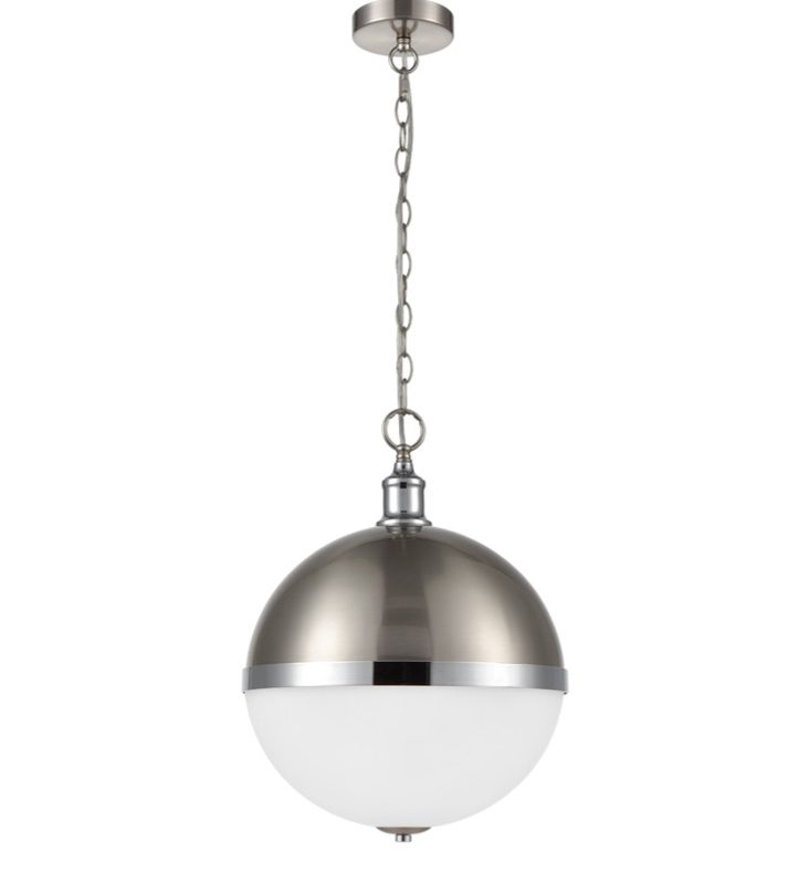 Nickel Chrome pendant Large