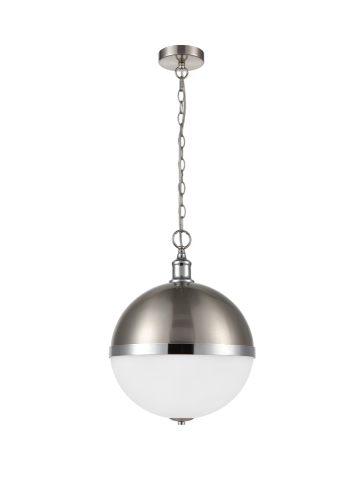 Nickel Chrome pendant Large