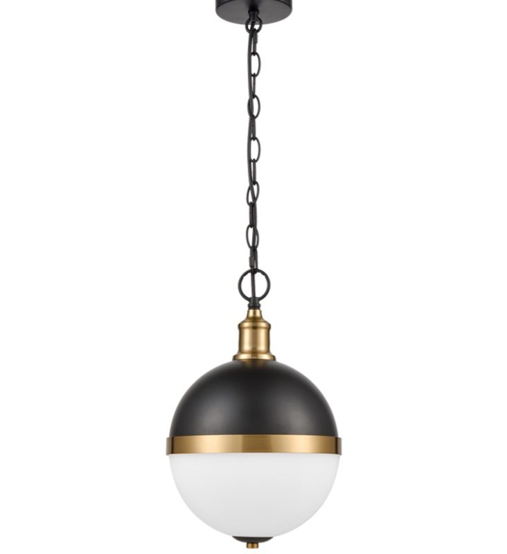 Matt Black Round pendant