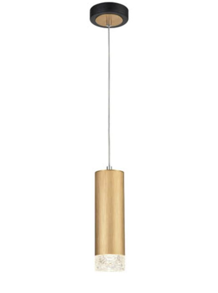 Single pendant Satin Gold