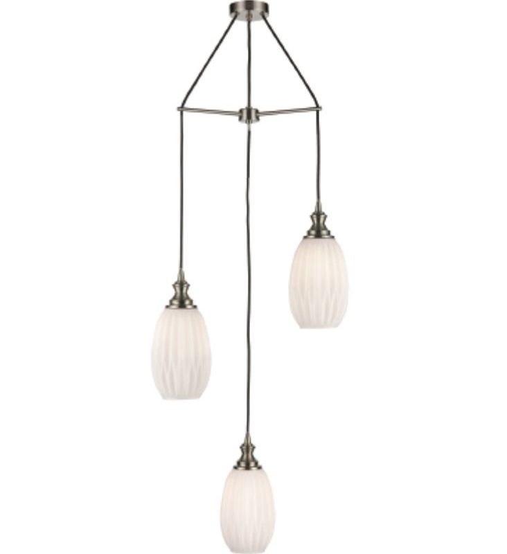 Stairwell Lighting | 3 Light Spreader Ceiling Pendant