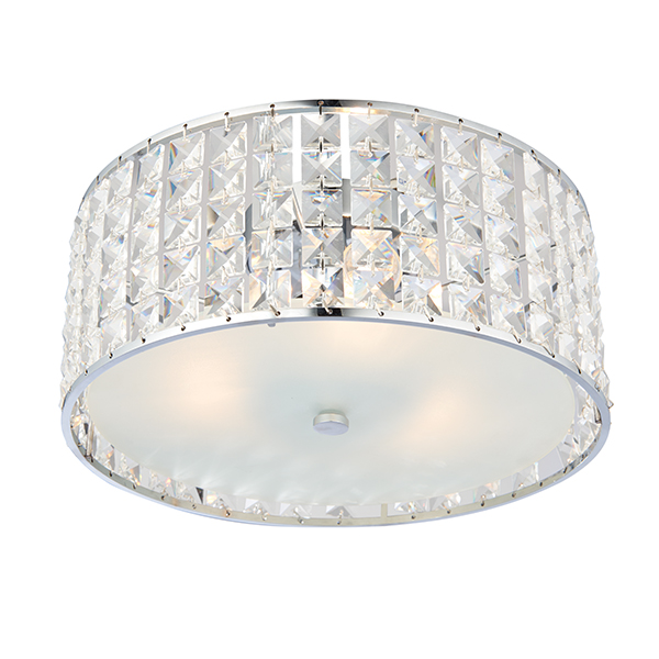 Belmont Crystal Bathroom Ceiling Light IP 44