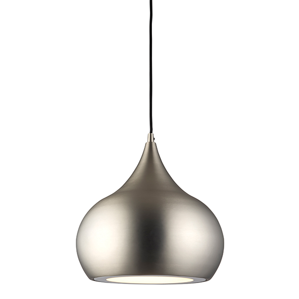 Boston Single Pendant LED Matt Nickel