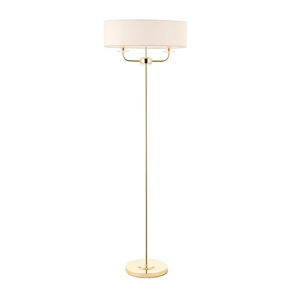 Brass Floor Lamp With Shade | Brass Floor Lamps