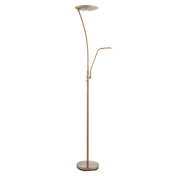 Brass LED Mother & Child | LED Floor Reading Lamps