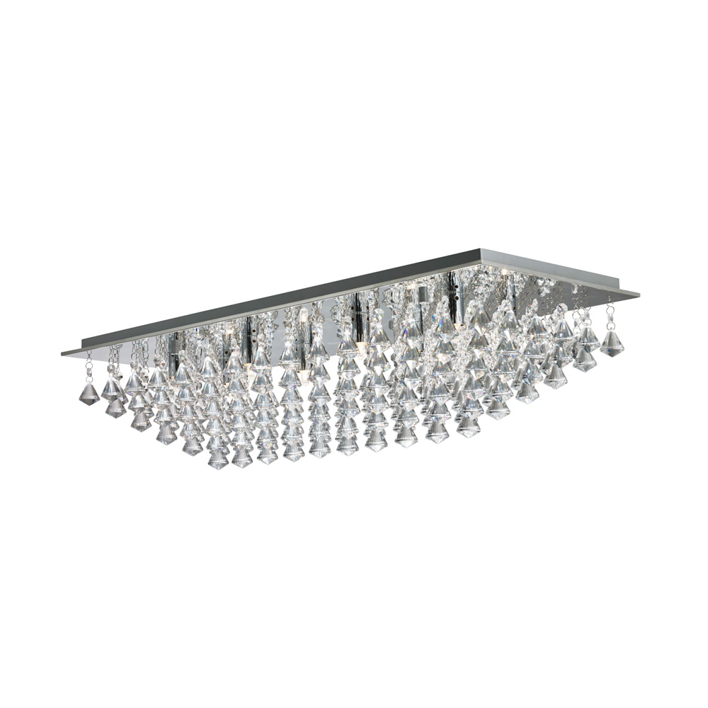 Flush Crystal Ceiling Light | Flush Crystal Ceiling Light
