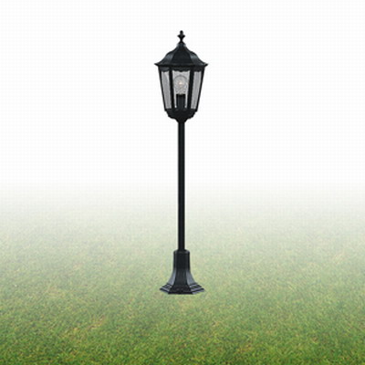 9182504BK Outdoor Bollard Lantern IP44 BLACK