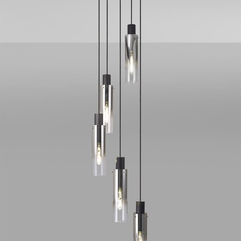 Stairwell Pendant Light | Spiral 5 Light pendant