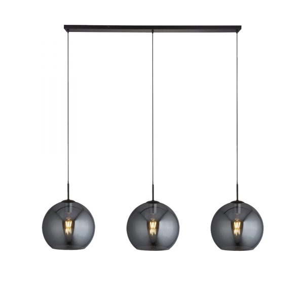 Kitchen Island Pendant Light | 3lt Black Bar Pendant