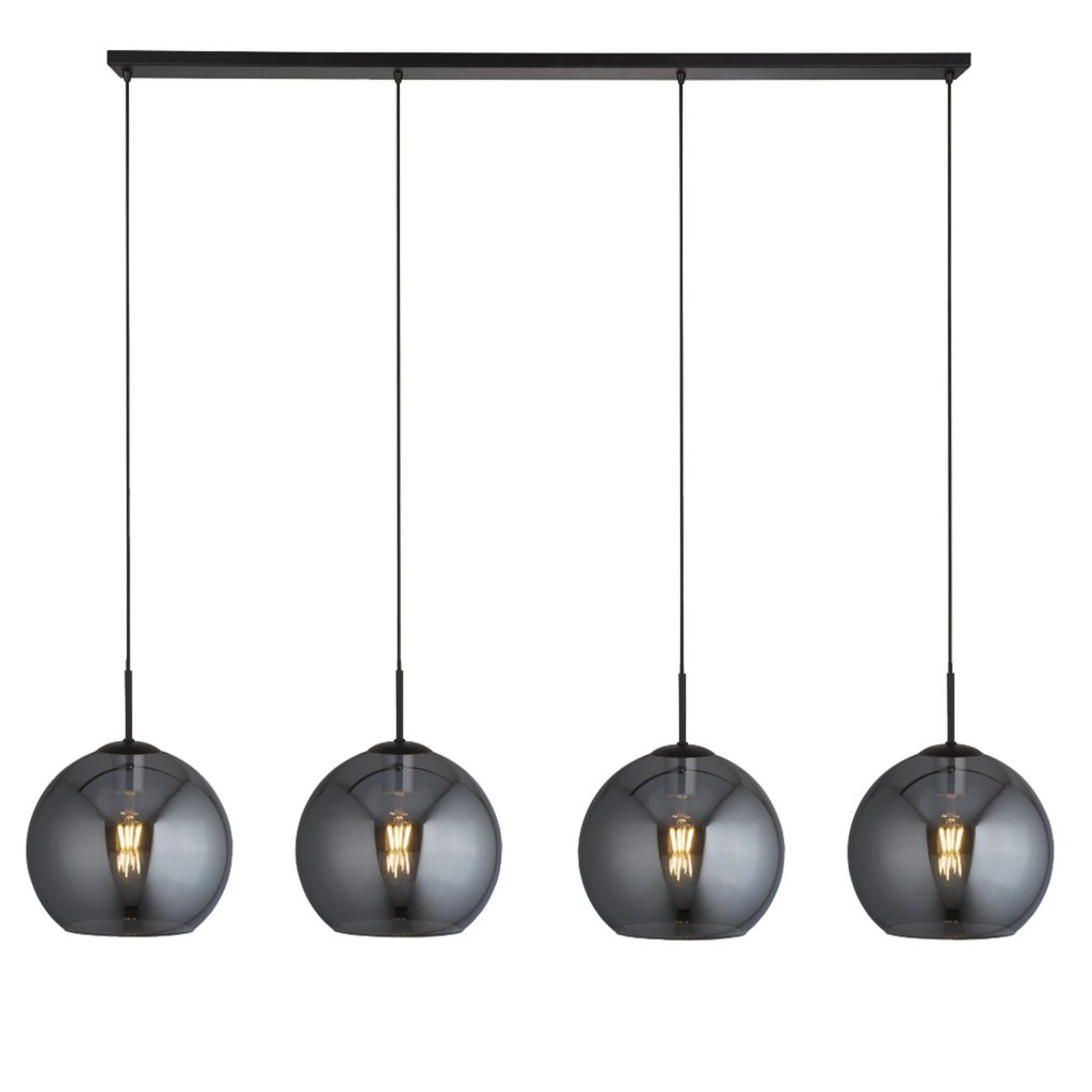 Kitchen Island Pendant Light | 4lt Black Bar Pendant