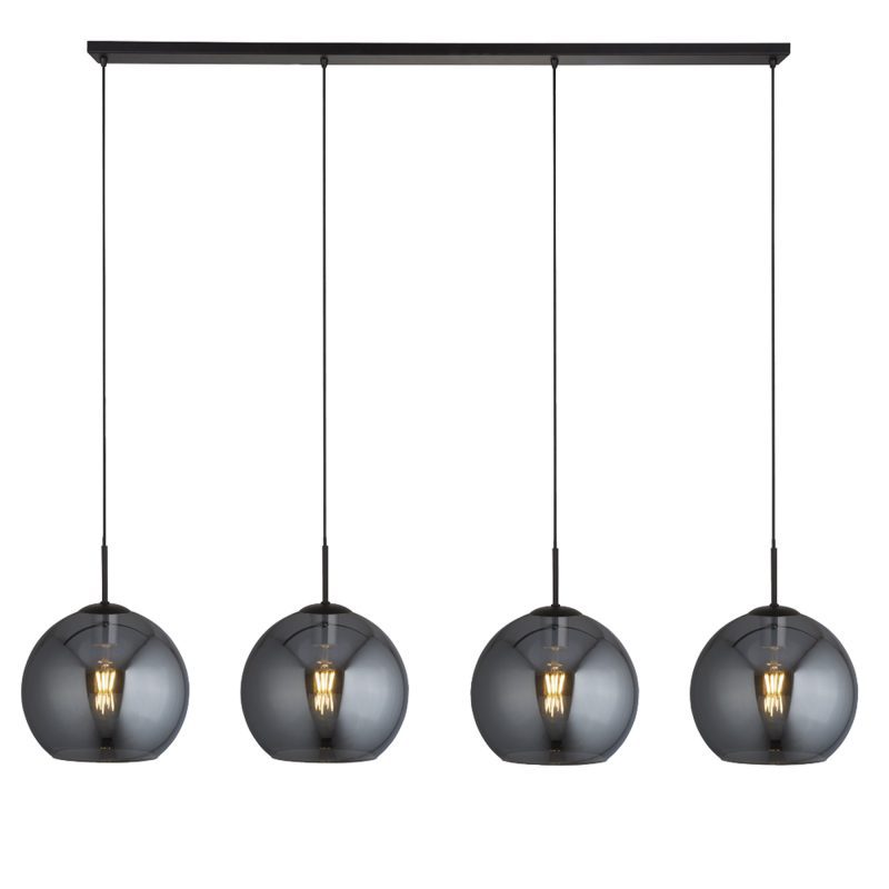 Kitchen Island Pendant Light | 4lt Black Bar Pendant