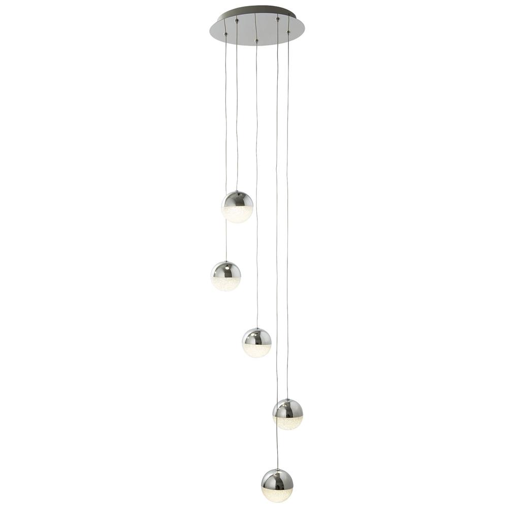 LED Pendant Light | 5lt Cluster Pendant Chrome
