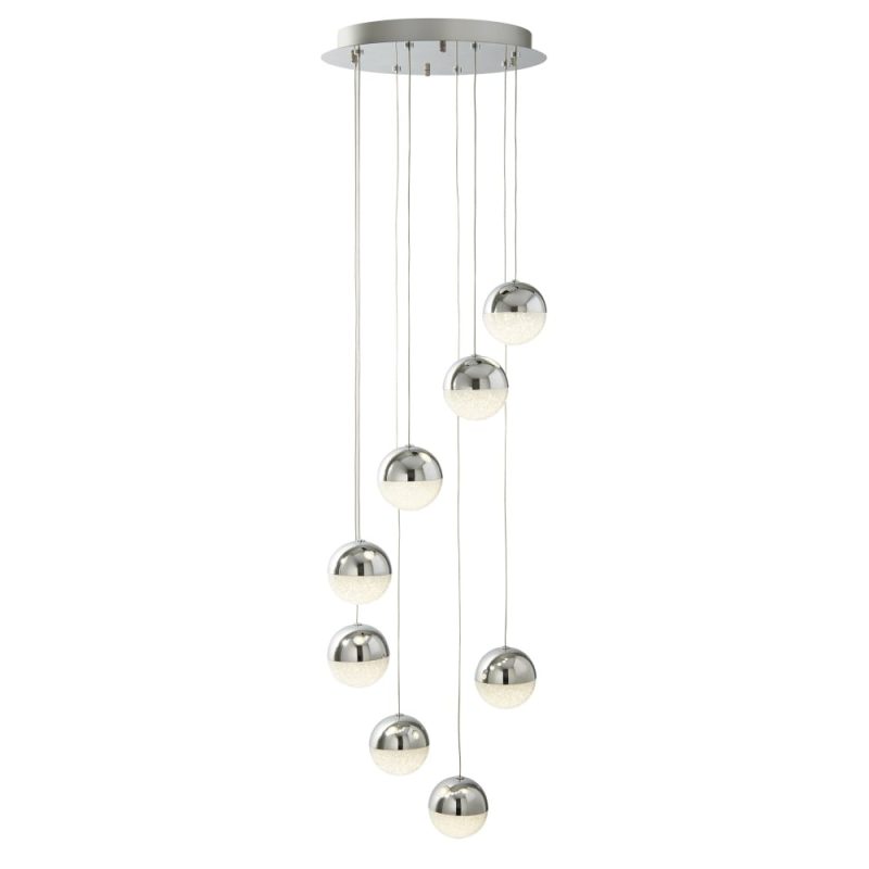 8lt Cluster Pendant Chrome | LED Pendant Light