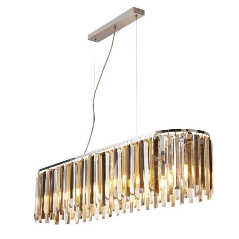 Kitchen Island Pendant Light | 8lt Crystal Bar Pendant