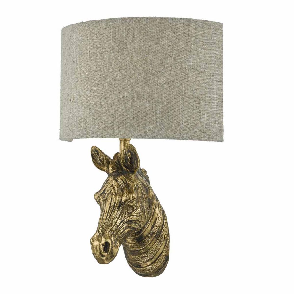 Zebra Wall light Gold
