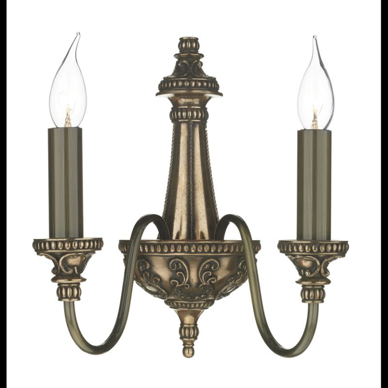 David Hunt BAI0963 Bailey 2 Light Wall Light Bronze