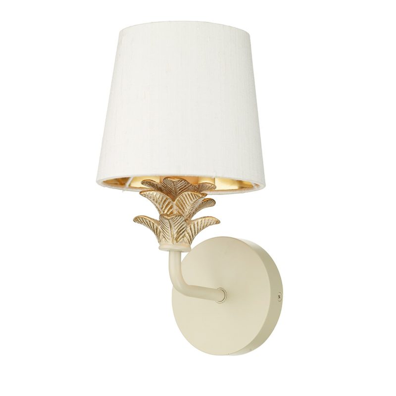 David Hunt CAB0712 Wall Light Cabana Cream Gold