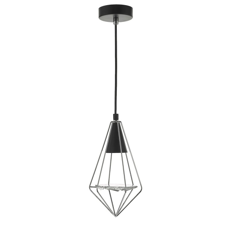 Dar GIA0150 Gianni Crystal Black Pendant