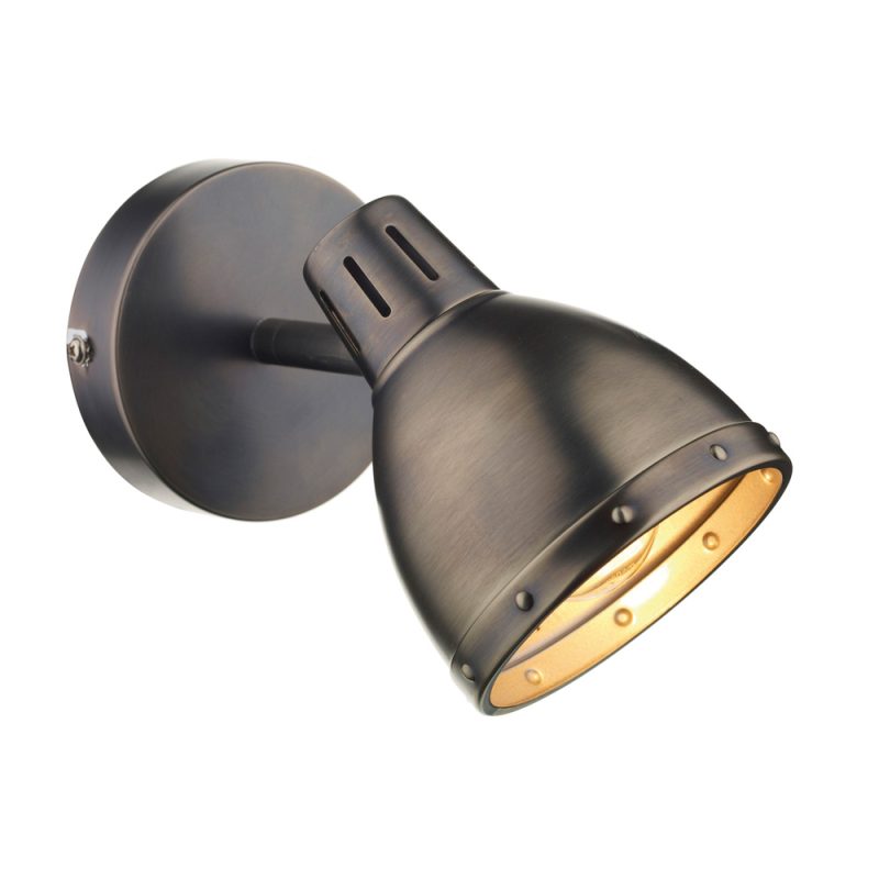 Dar OSA0761 Osaka single Spot Light Antique Chrome