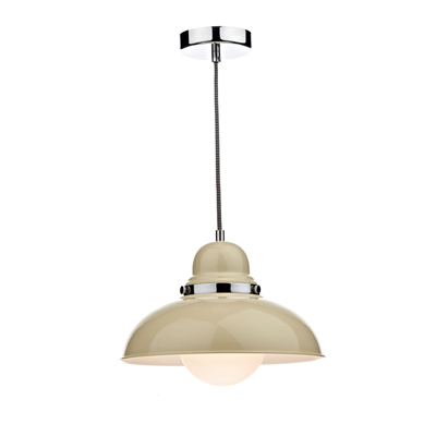 Kitchen Island Pendant Lights | Gloss Cream Pendant