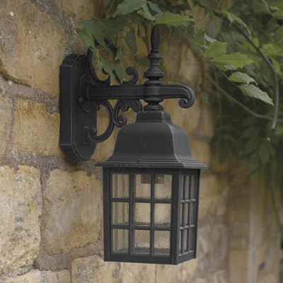 Ronda Down Wall Light Black