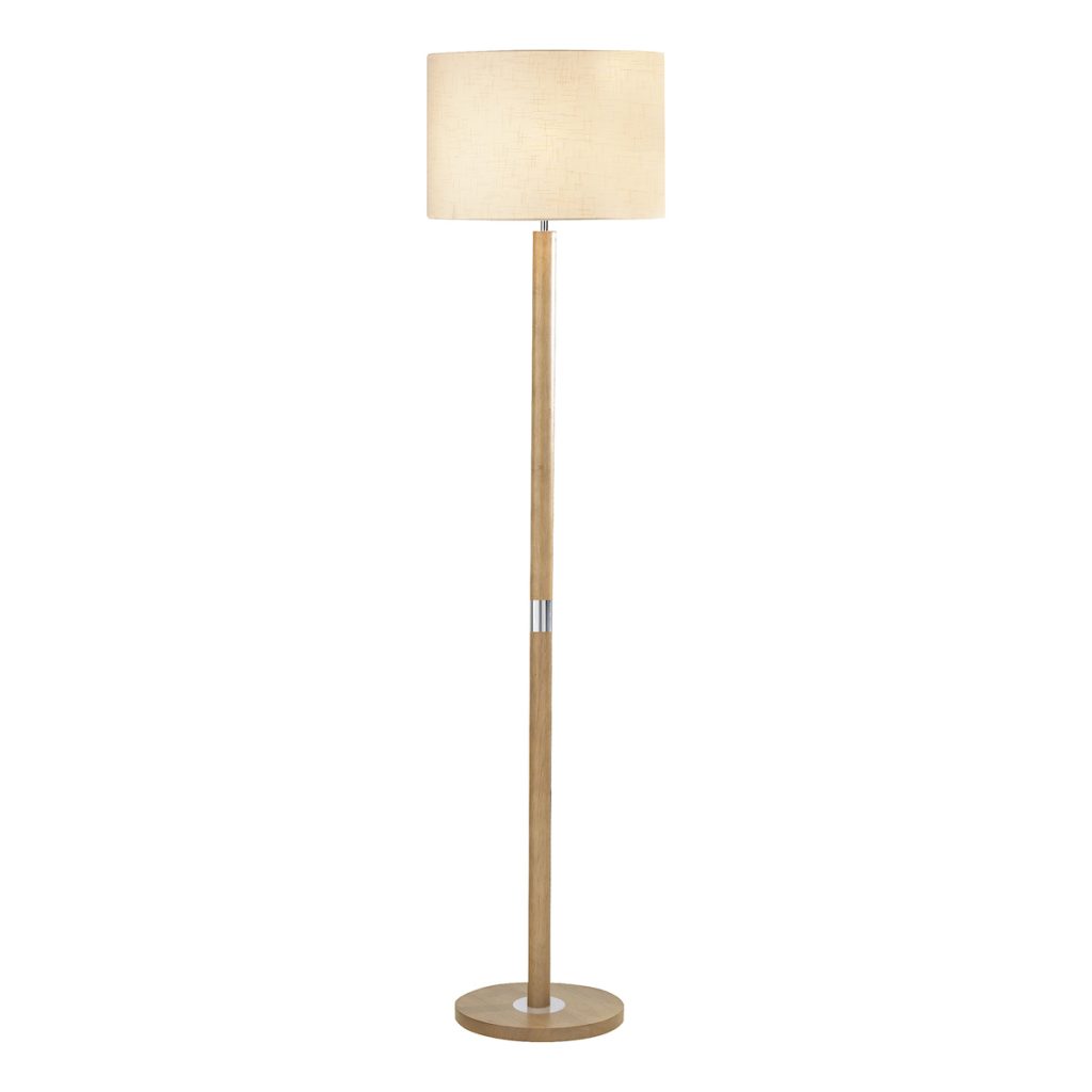 Evan Wooden Floor Lamp 