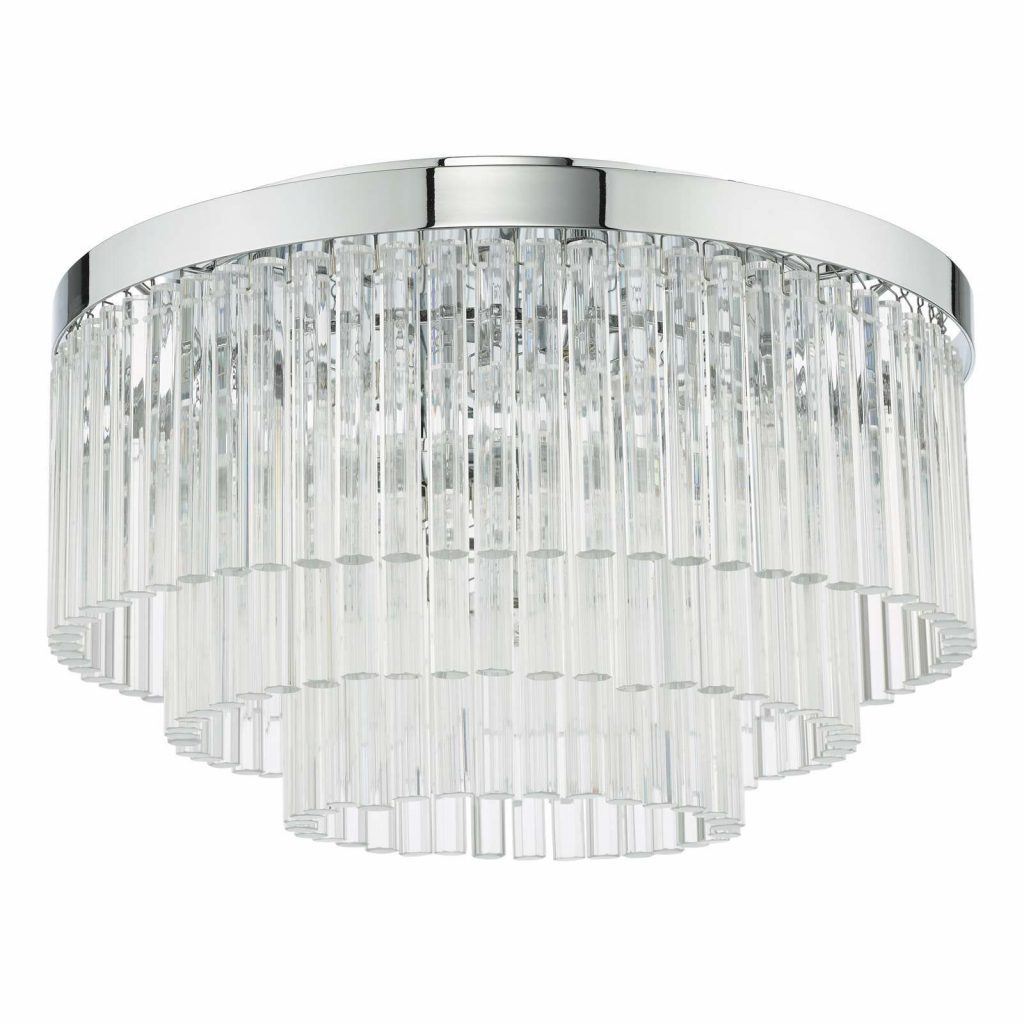 DGOL105408 5 Light Flush Polished Chrome