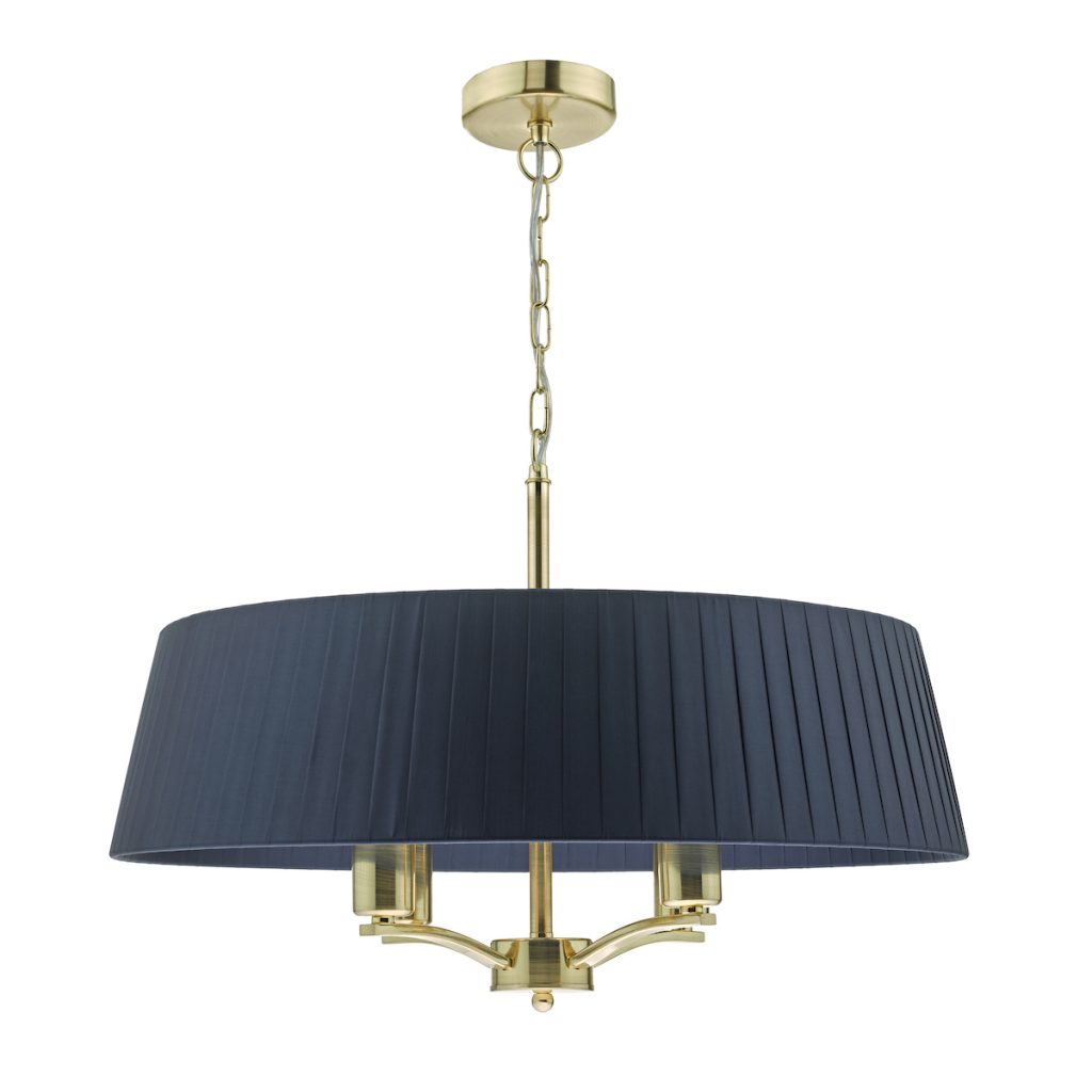 Mirca 4 Light Ceiling Pendant Satin Brass