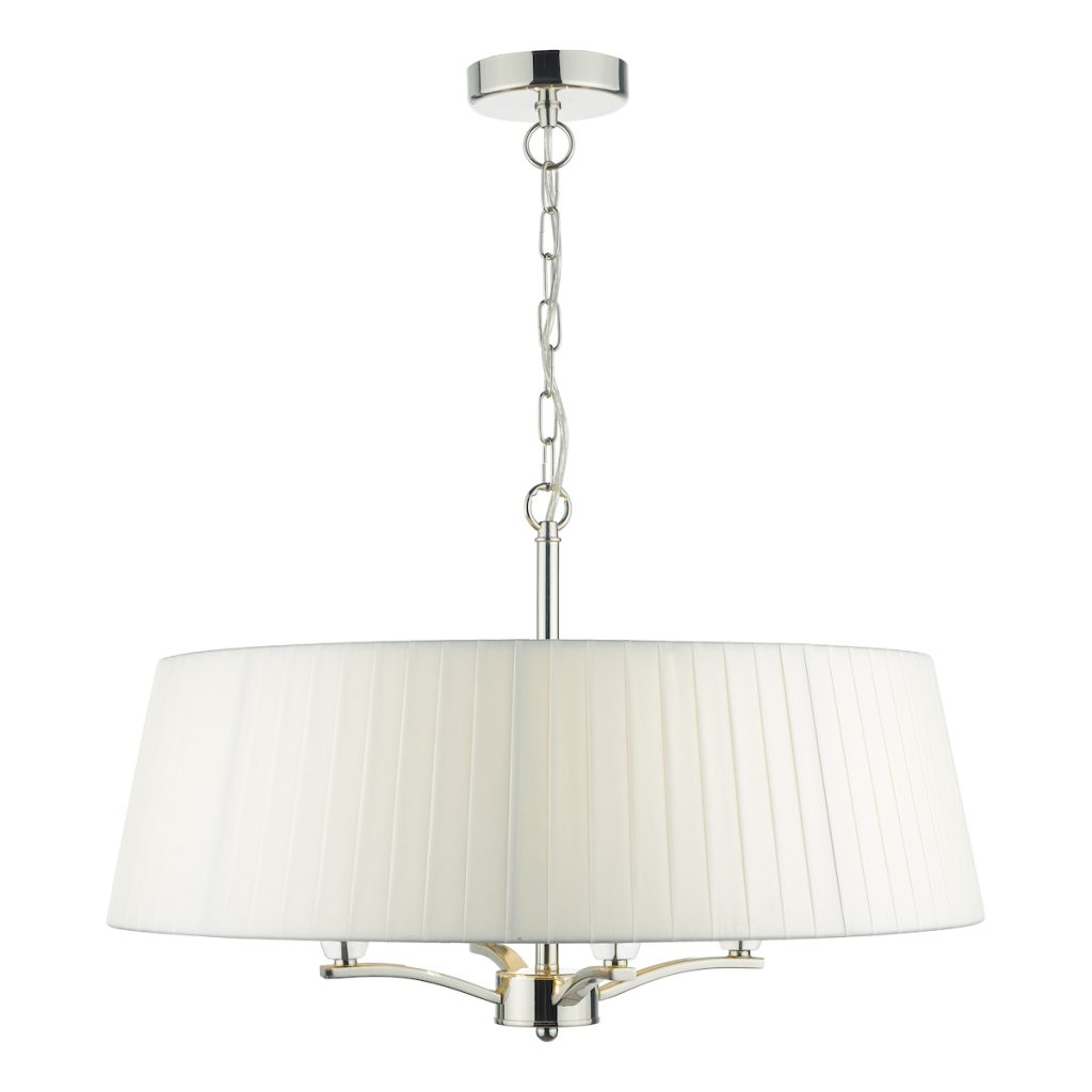 Mirca 4 Light Ceiling Pendant Polished Nickel