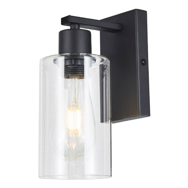 Luim single Wall Light Matt black