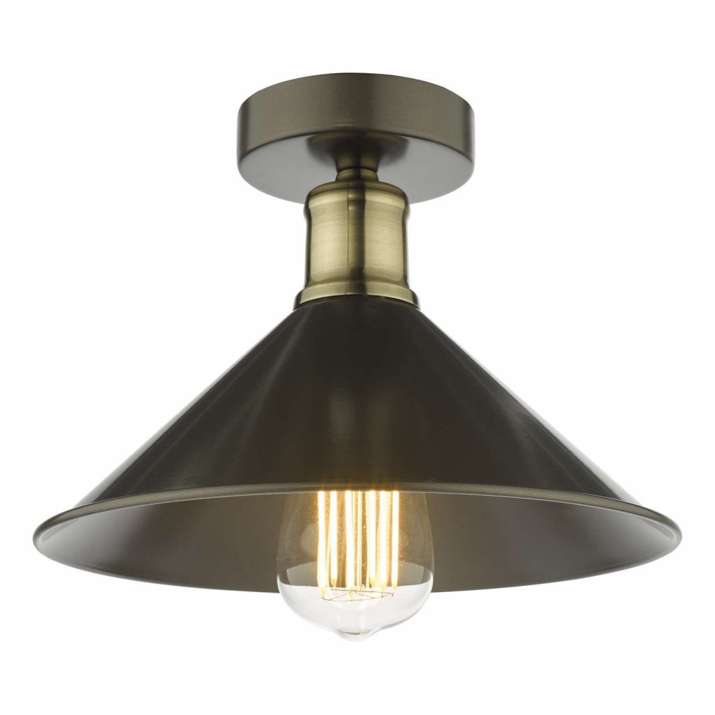 Flush Ceiling Lights | Graphite Flush Ceiling Light