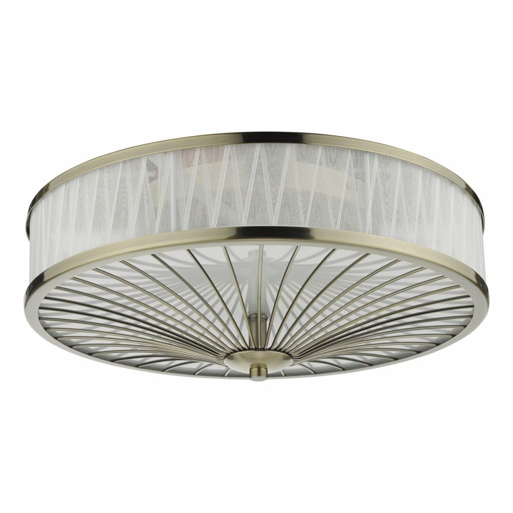 Lisso 3 Light Flush Ceiling Light
