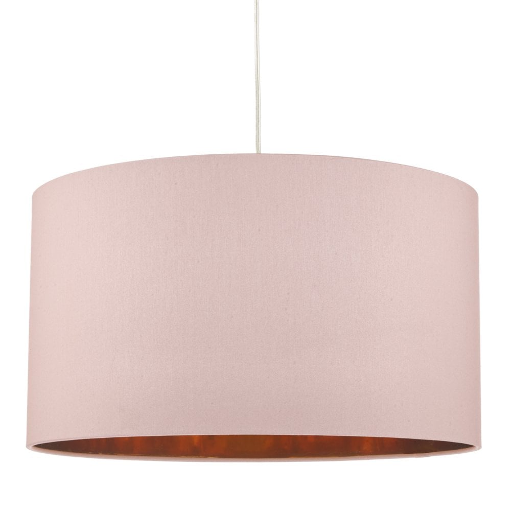 Mita Easy Fit Pendant Shade Pink With Rose Gold lining