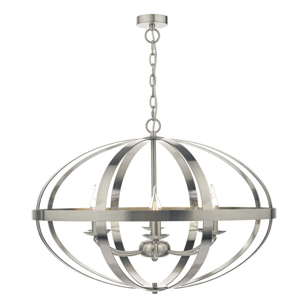 DMYS100646 Myson 6 Light Pendant Satin Chrome