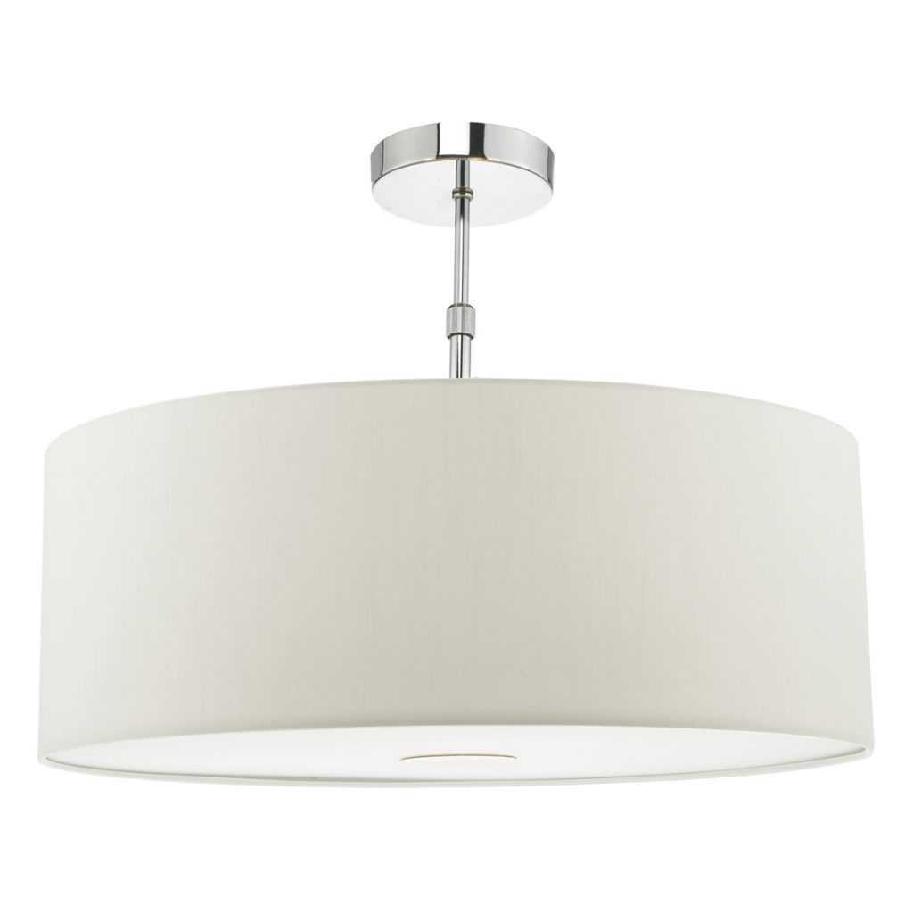 Easy Fit White 60cm Drum Shade